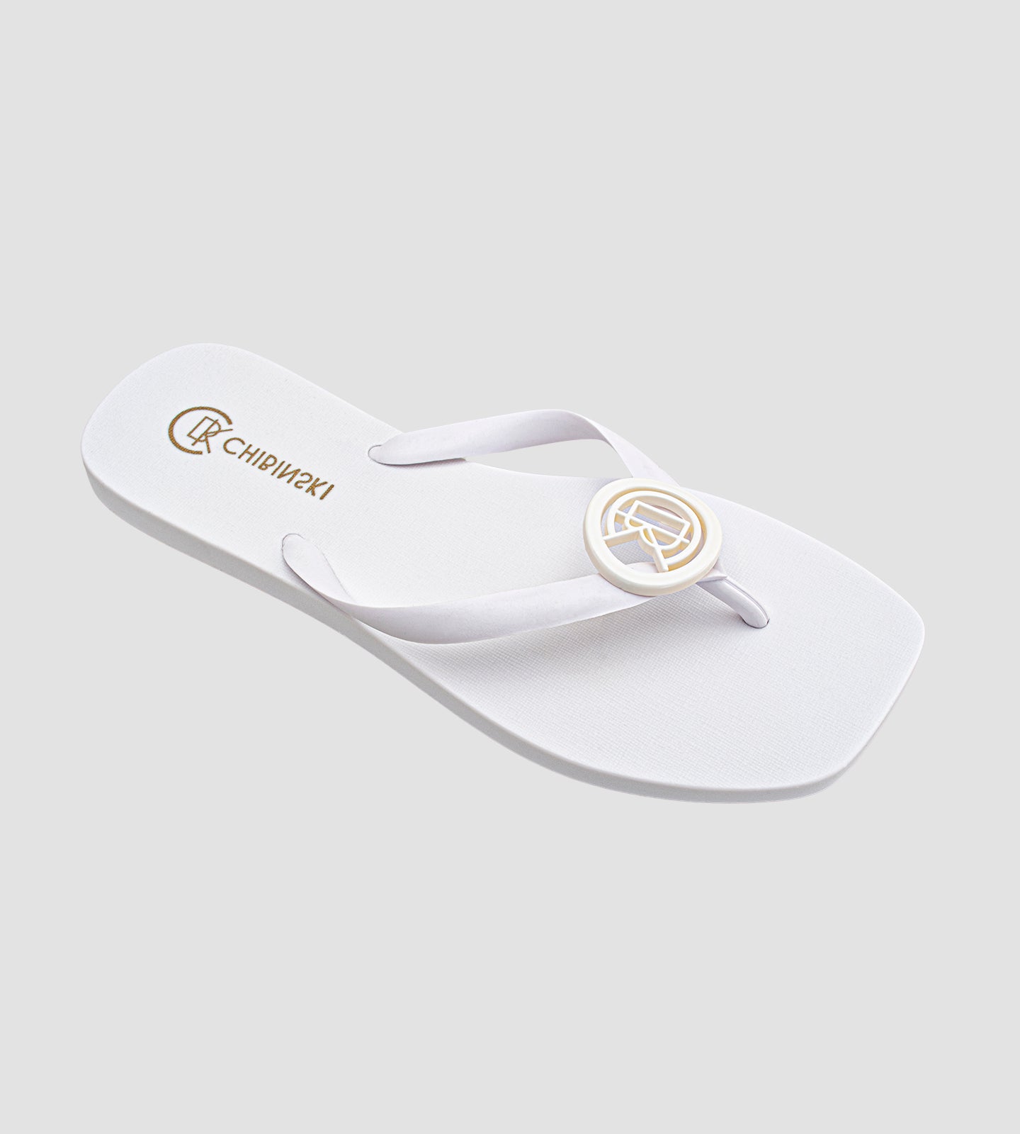 Chinelo Feminino Confortável Borracha Branco