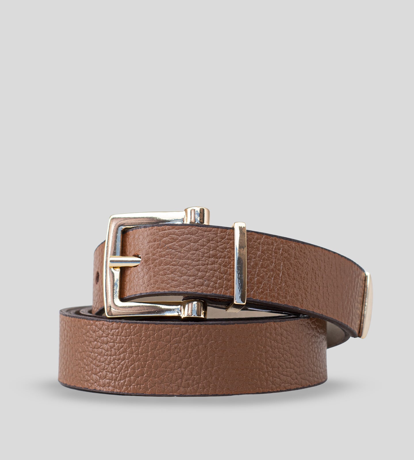 Cinto Feminino Couro Marrom