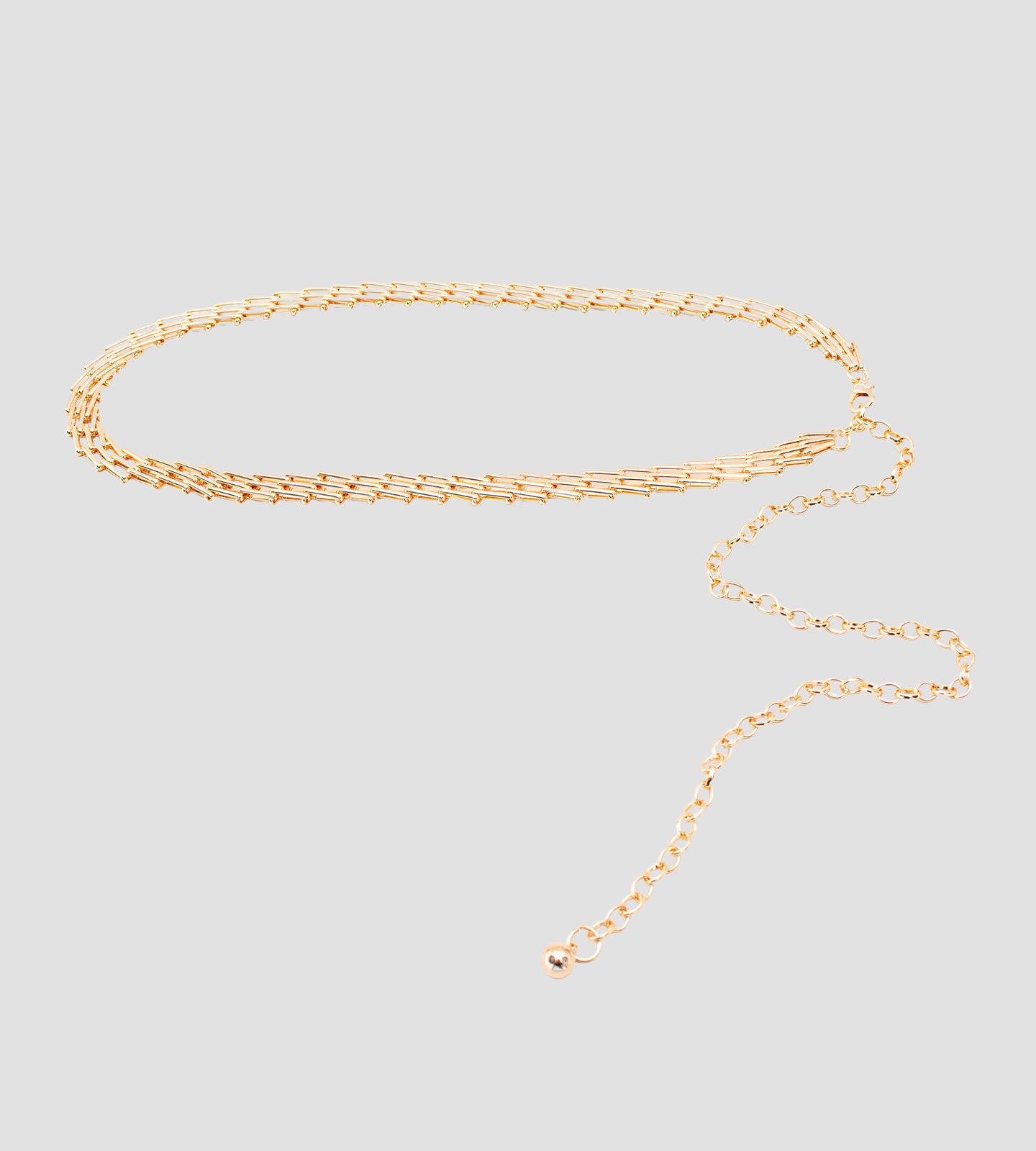 Cinto Feminino Corrente Dourado