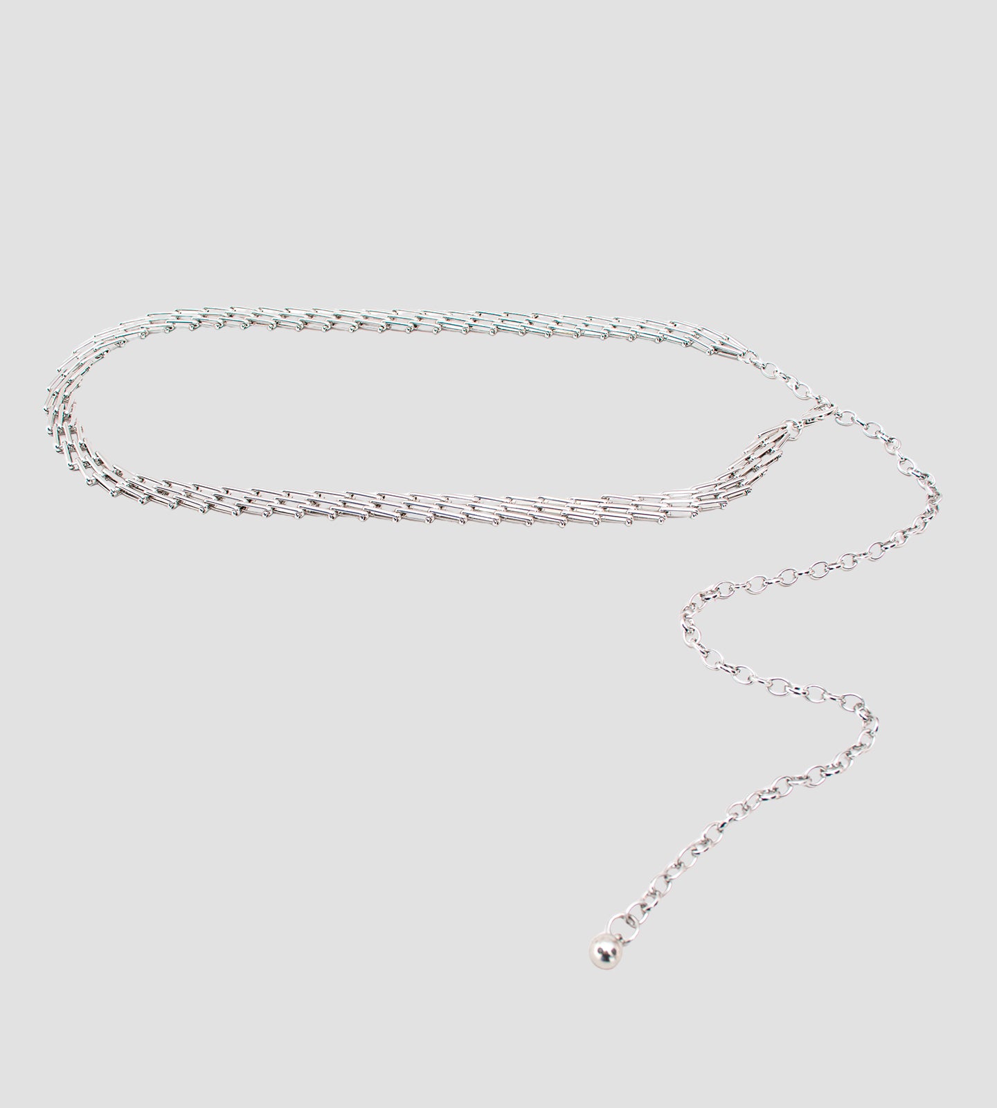 Cinto Feminino Corrente Prata