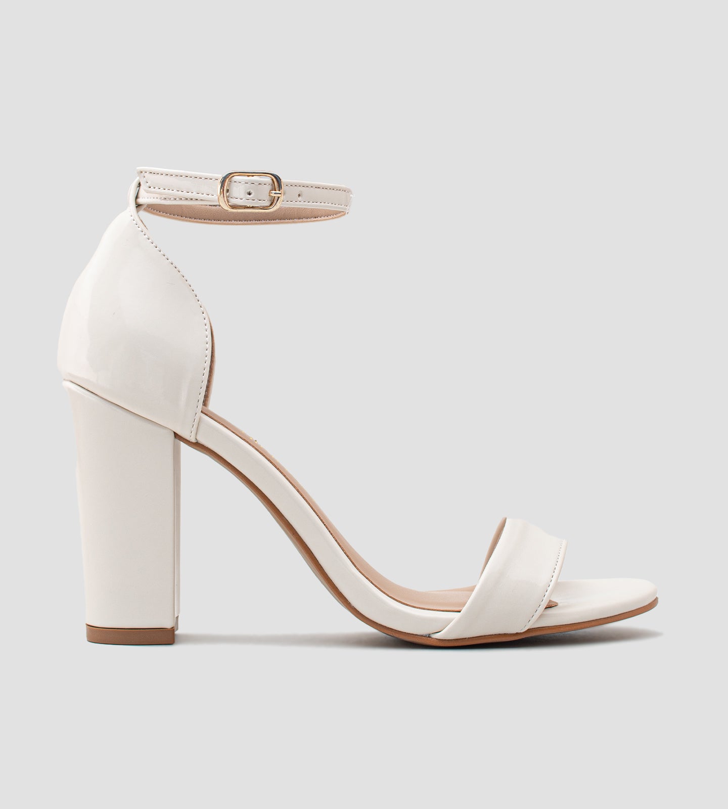 Sandália Noiva Gisele Verniz Off White CBK
