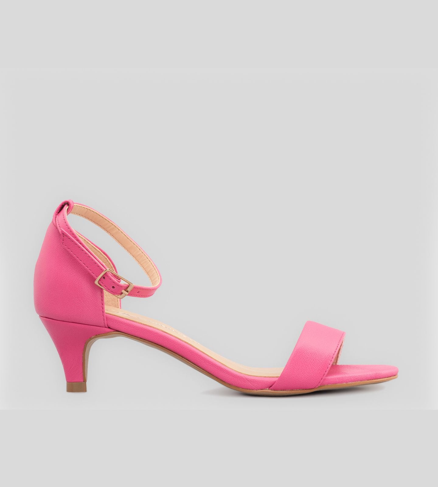 Sandália Gisele Couro Pink CBK