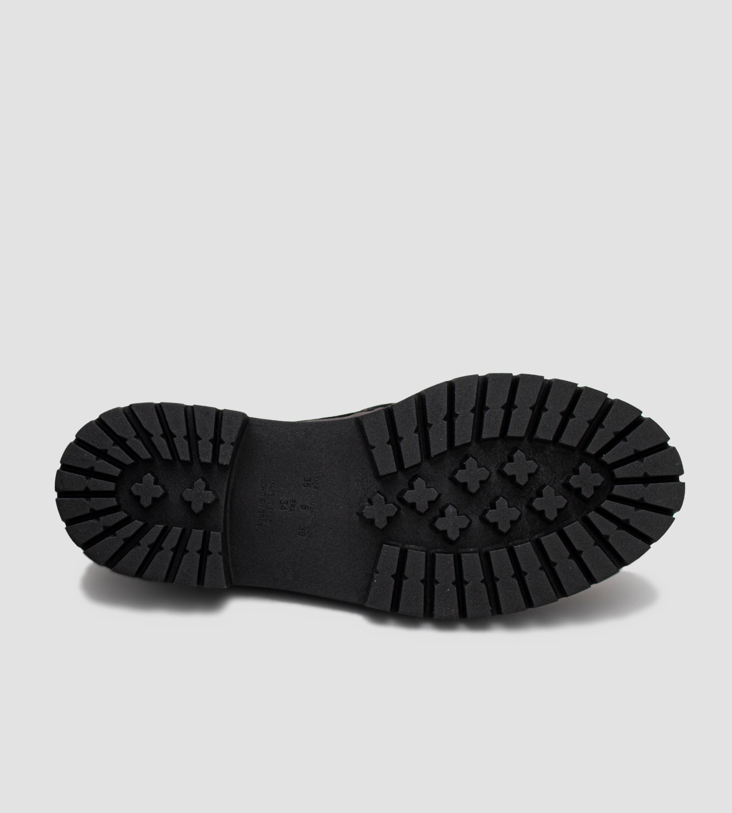 Mocassim Feminino Salto Tratorado Couro Prata Velha