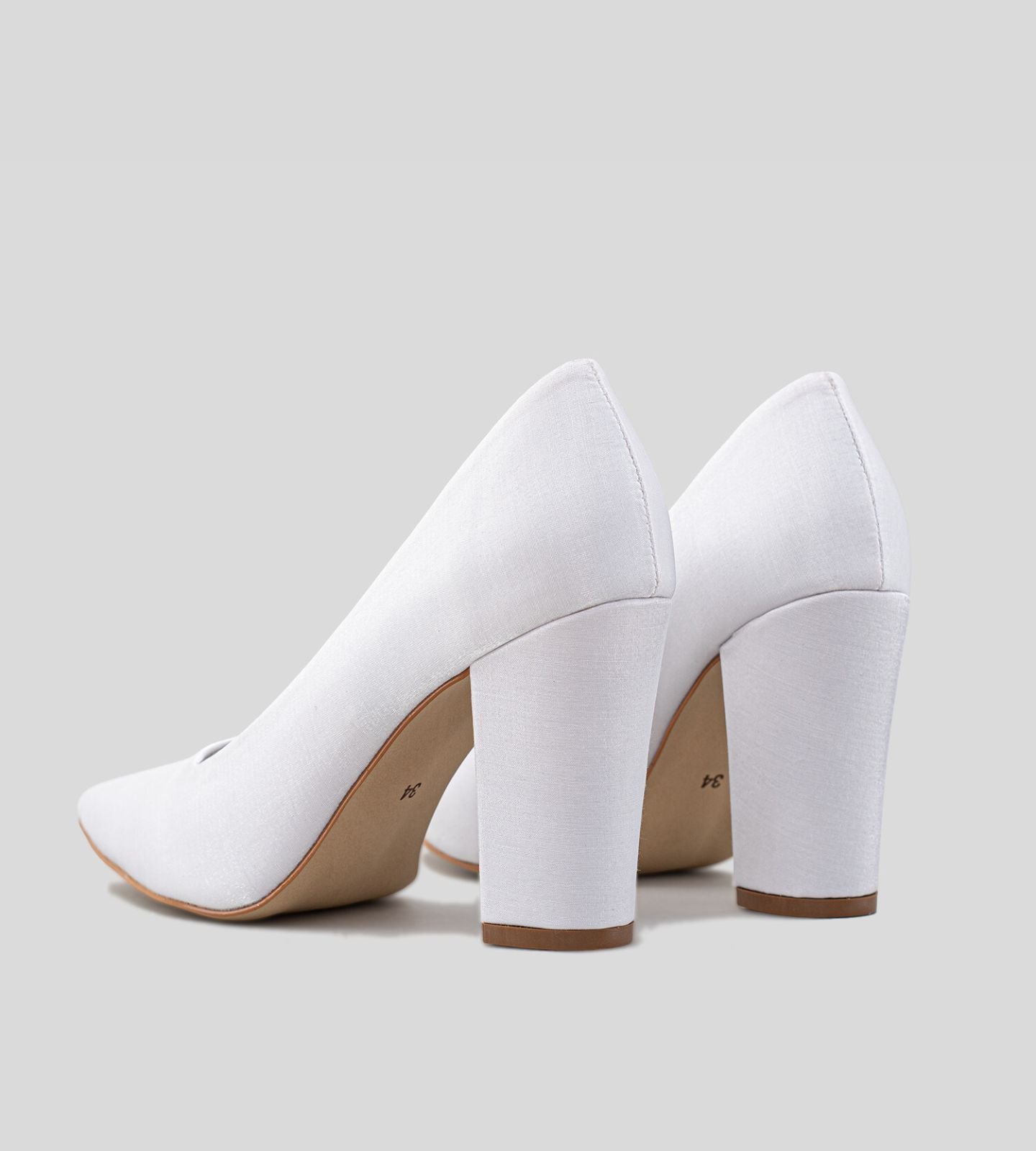 Scarpin Noiva Velvet Branco