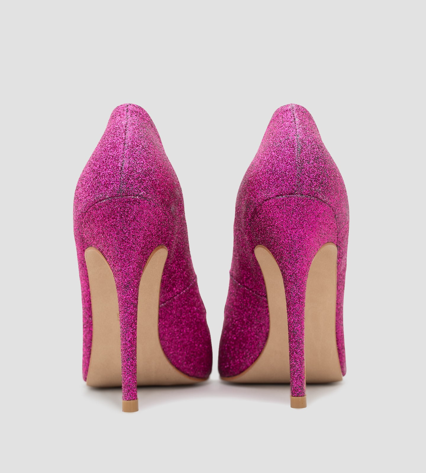 Scarpin Festa Glitter Pink