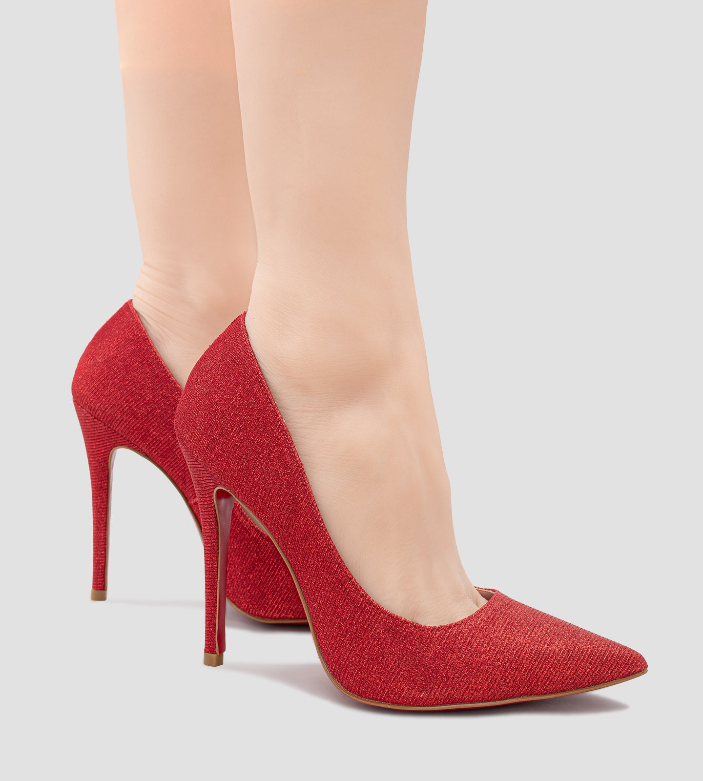 Scarpin Festa Brilho Vermelho