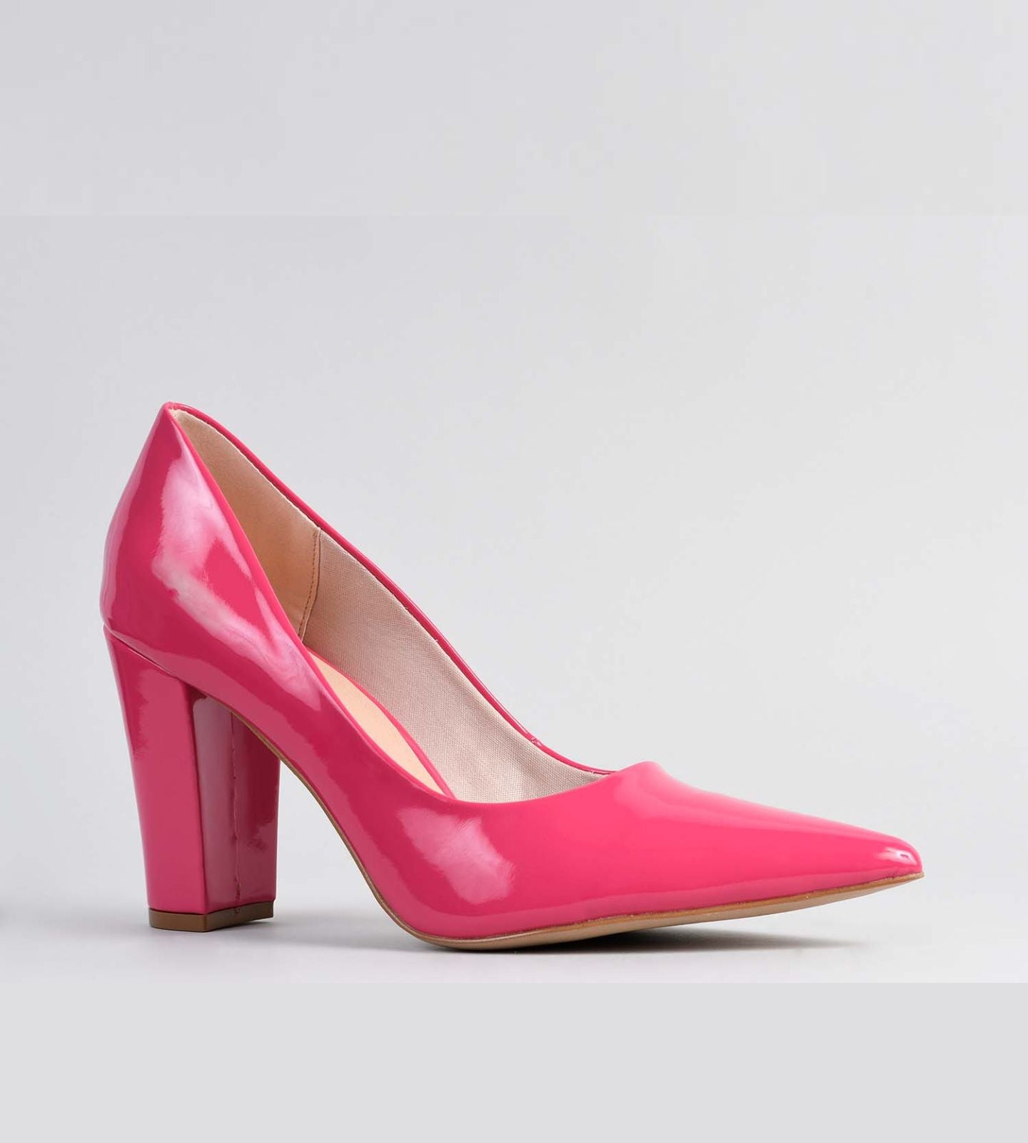 Scarpin Verniz Rosa CBK