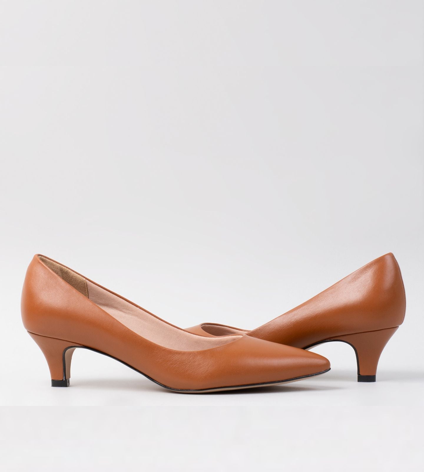 Scarpin Couro Marrom