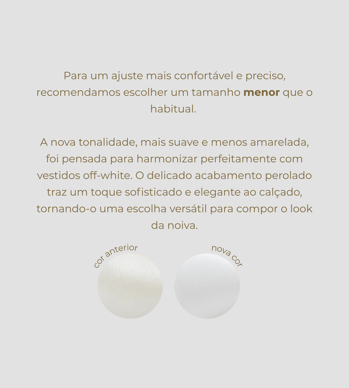 Scarpin Noiva Couro Perolado Off White (nova tonalidade)