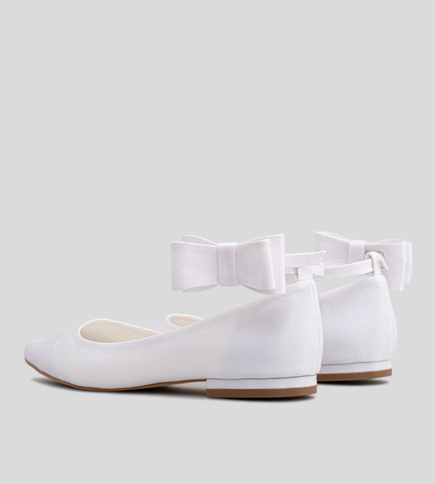 Sapatilha Noiva Velvet Branco Com Laço