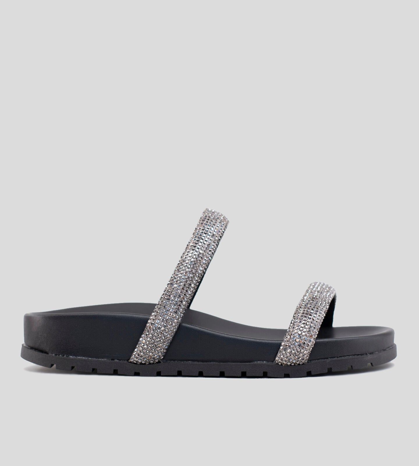 Slide Preto Com Strass CBK