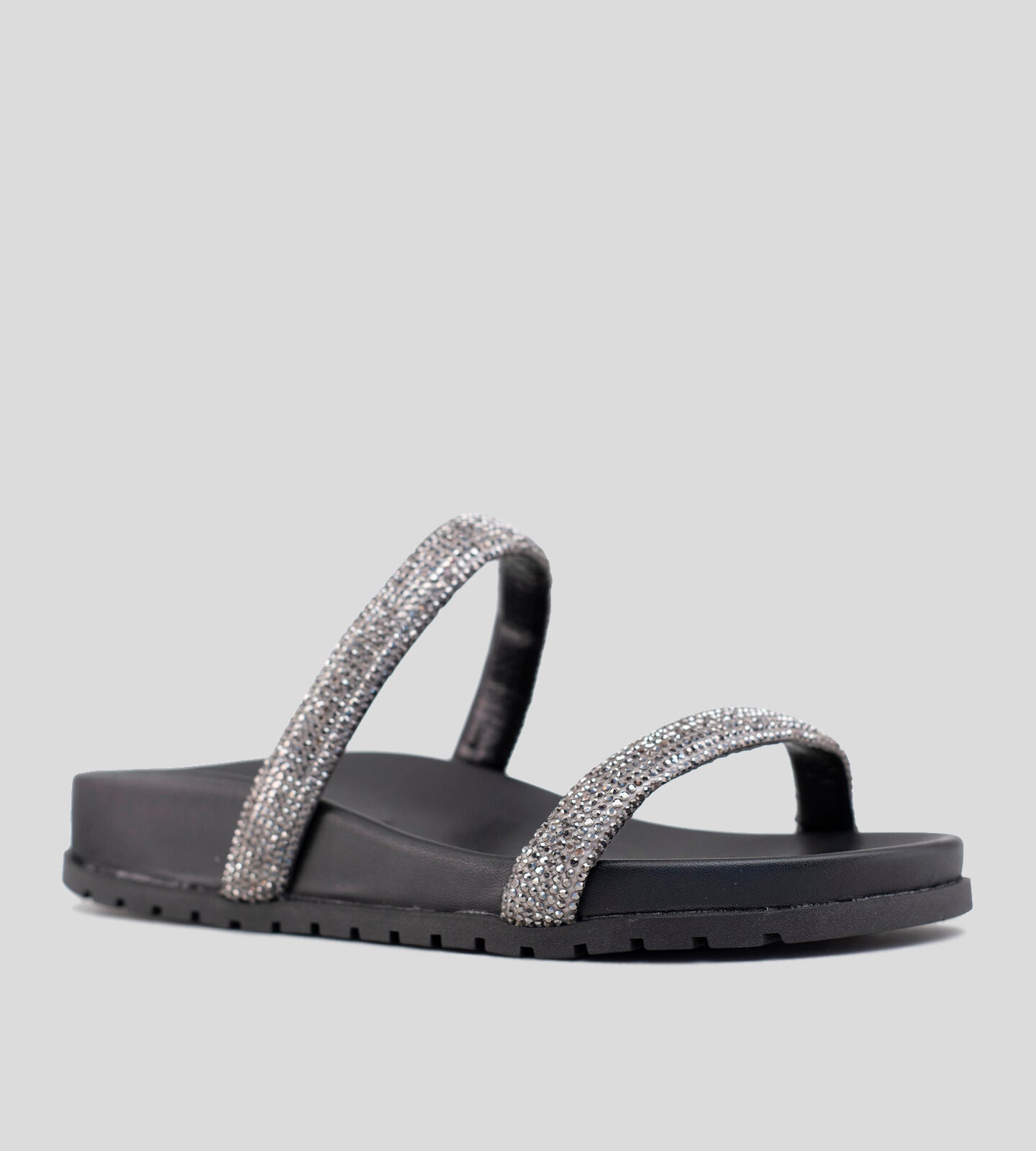 Slide Preto Com Strass CBK