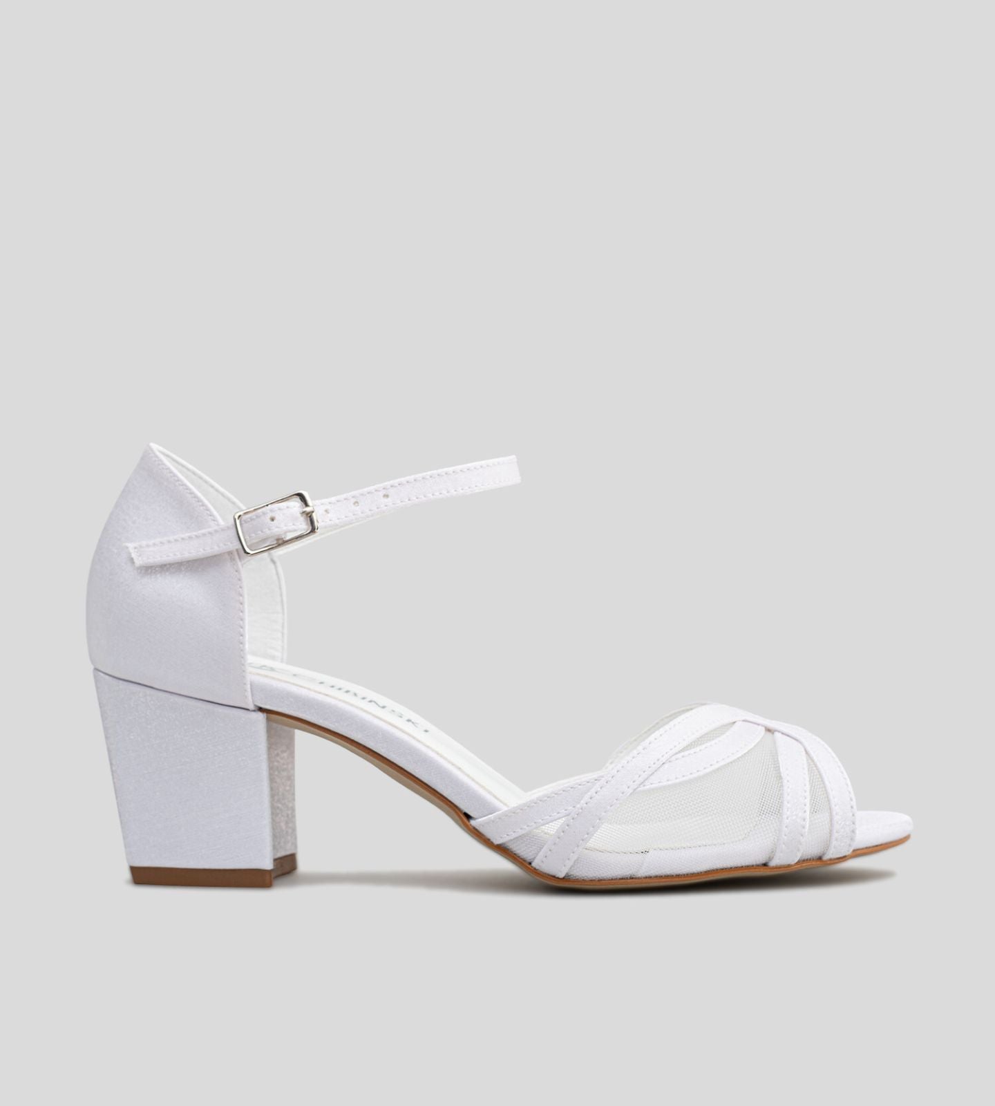 Sandália Noiva Tela Velvet Branco
