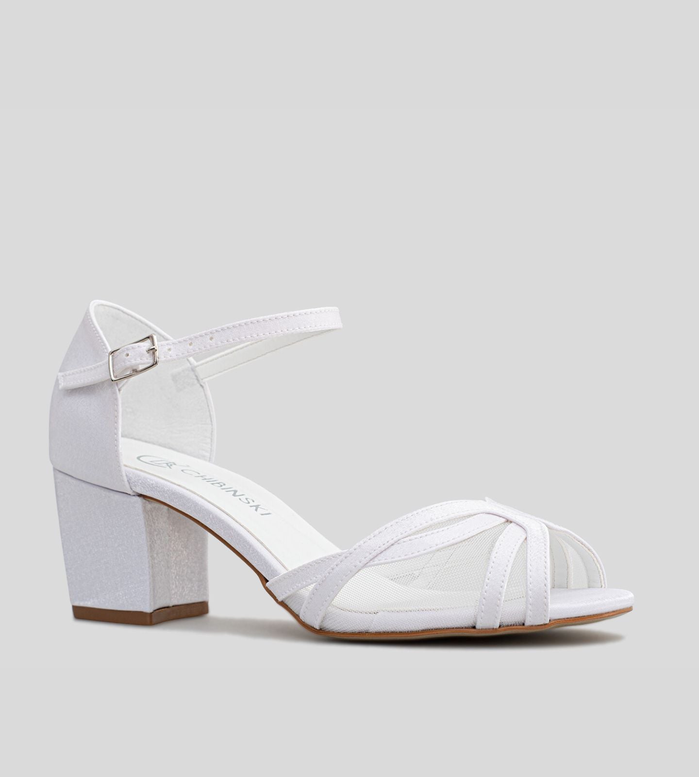 Sandália Noiva Tela Velvet Branco