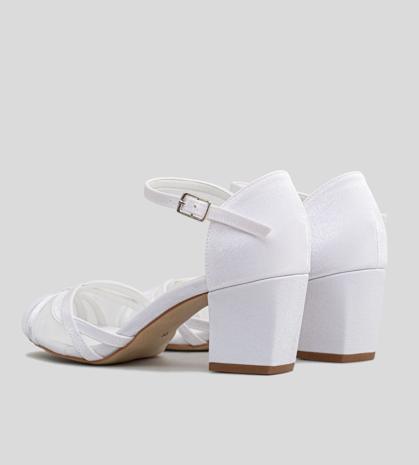 Sandália Noiva Tela Velvet Branco