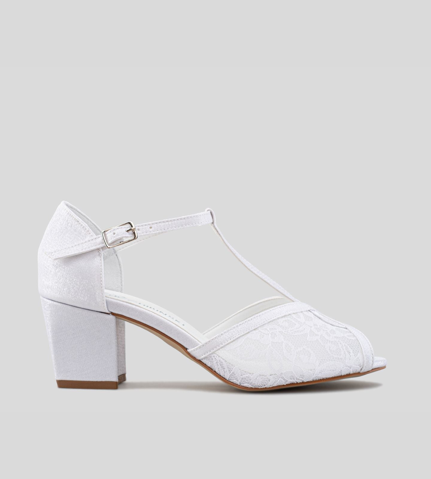 Sandália Noiva Velvet Renda Branco