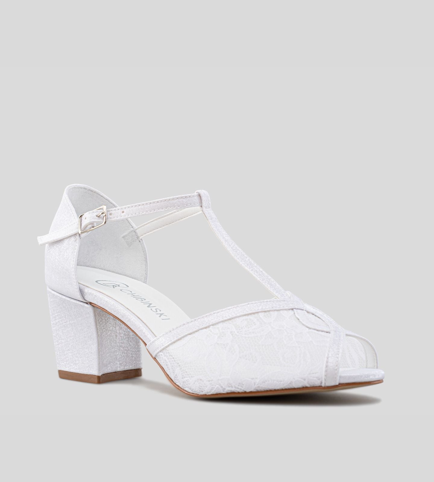 Sandália Noiva Velvet Renda Branco