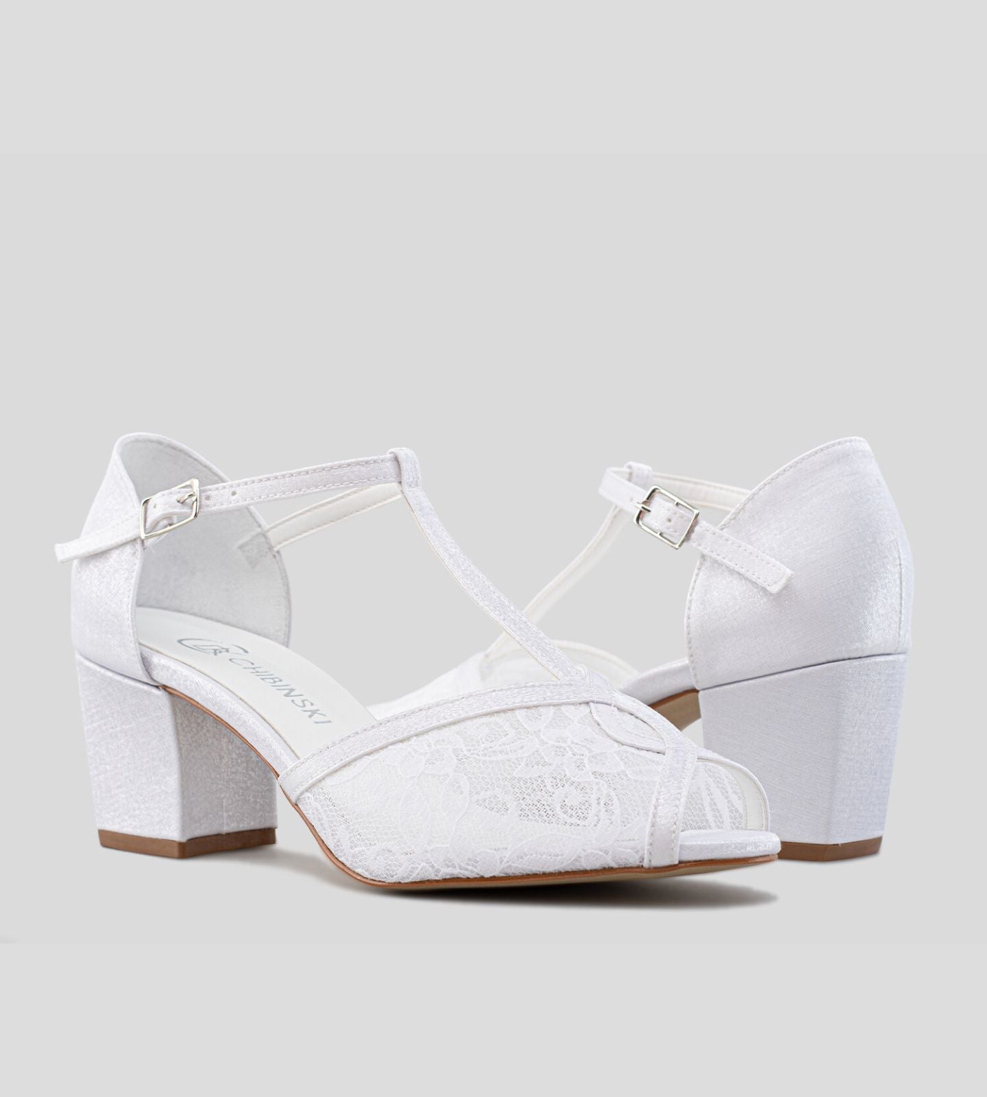 Sandália Noiva Velvet Renda Branco