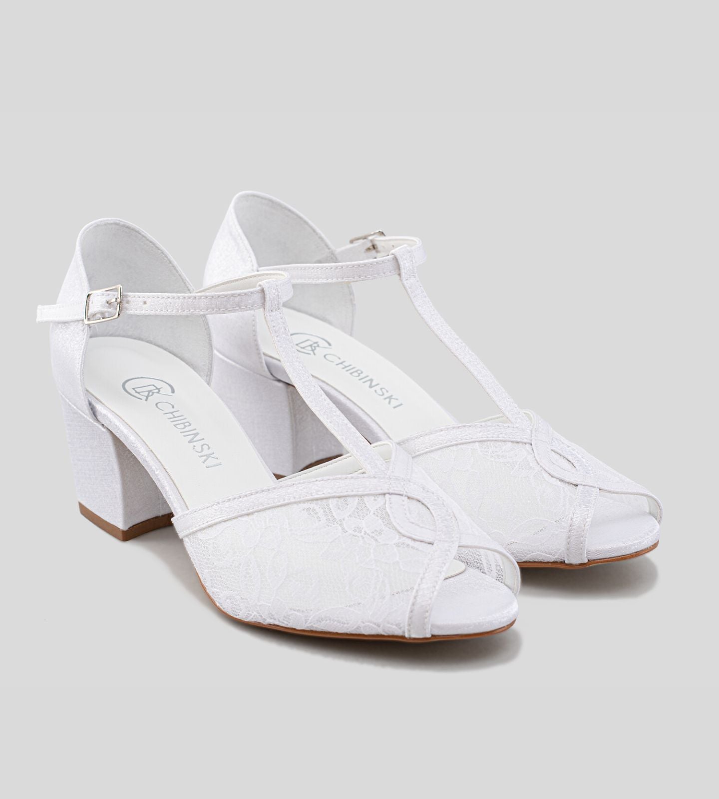 Sandália Noiva Velvet Renda Branco