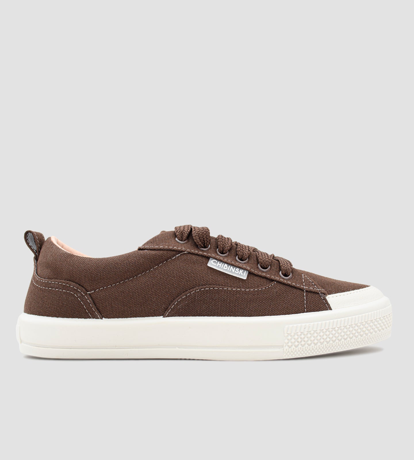 Tênis Casual Feminino Tecido Marrom
