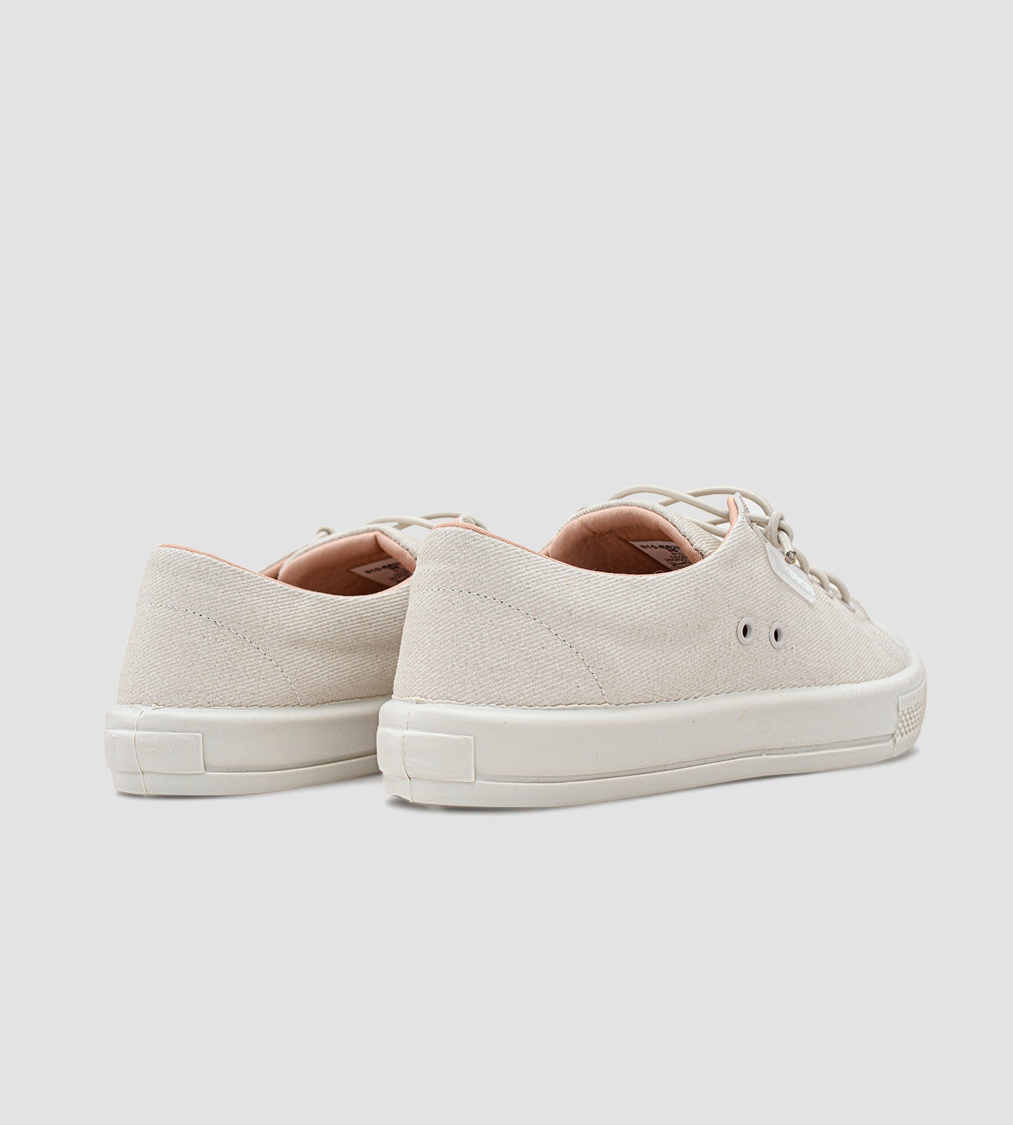 Tênis Casual Feminino Tecido Ecológico Off White