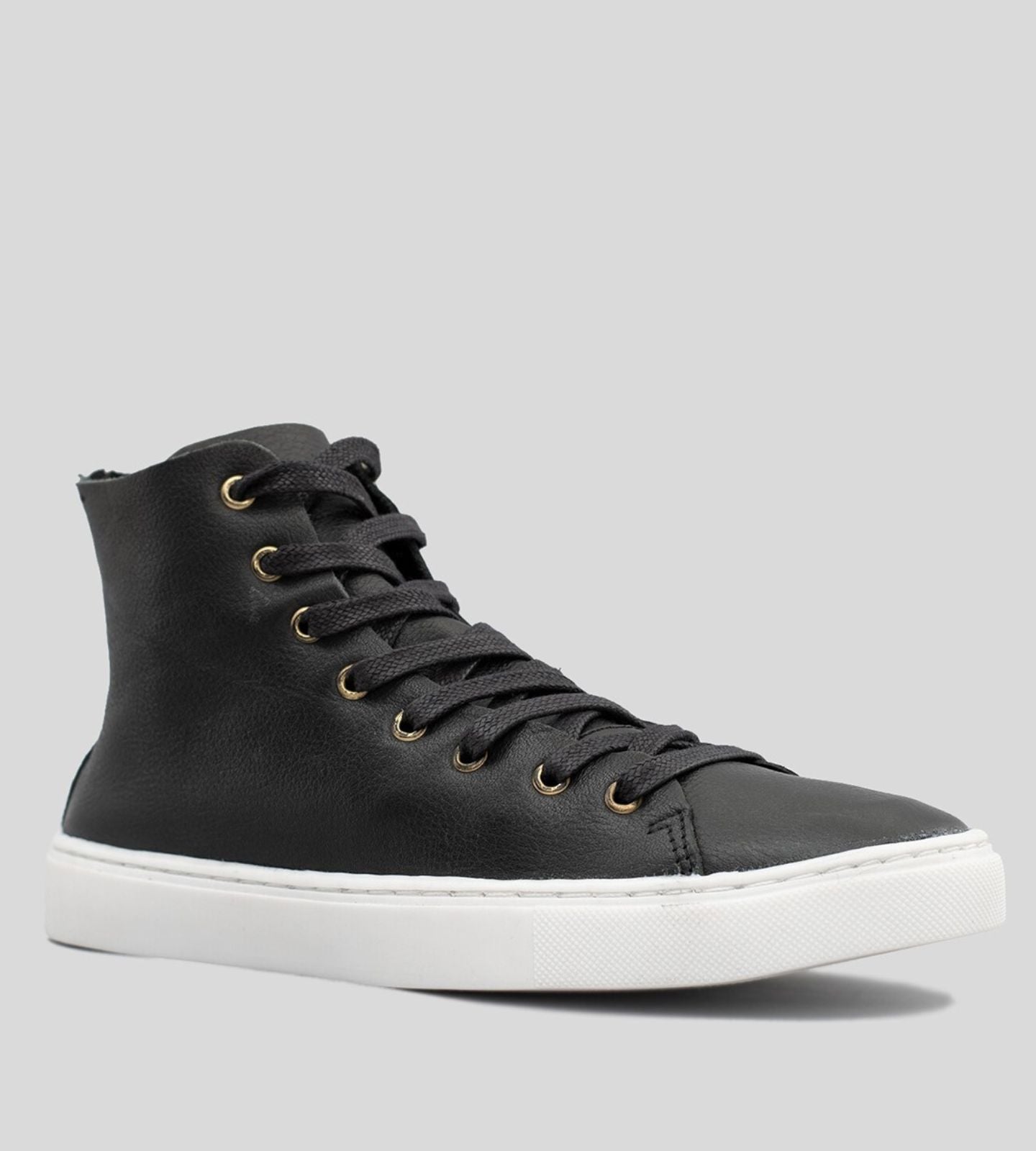 Tênis Flatform Couro Preto CBK