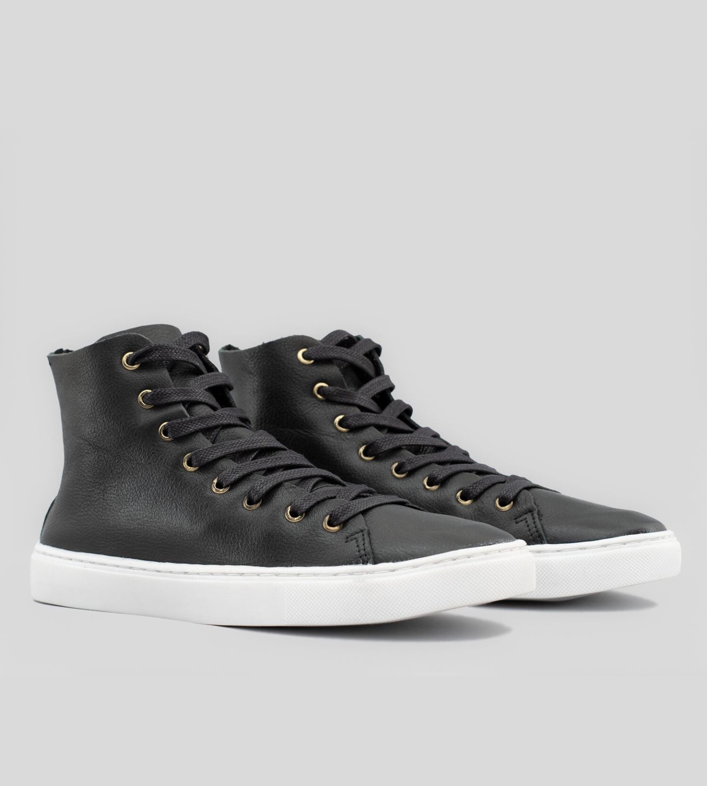 Tênis Flatform Couro Preto CBK