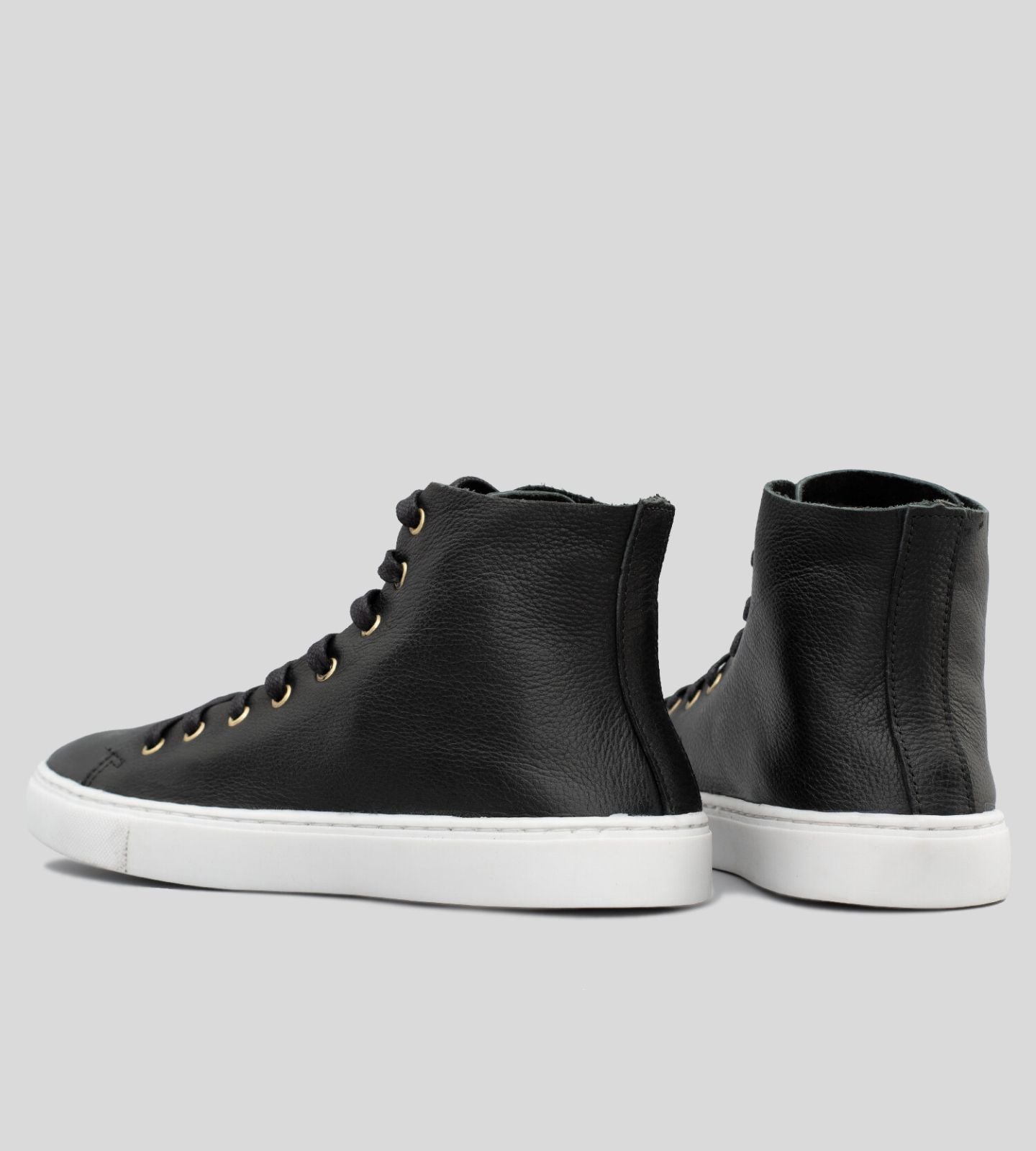 Tênis Flatform Couro Preto CBK