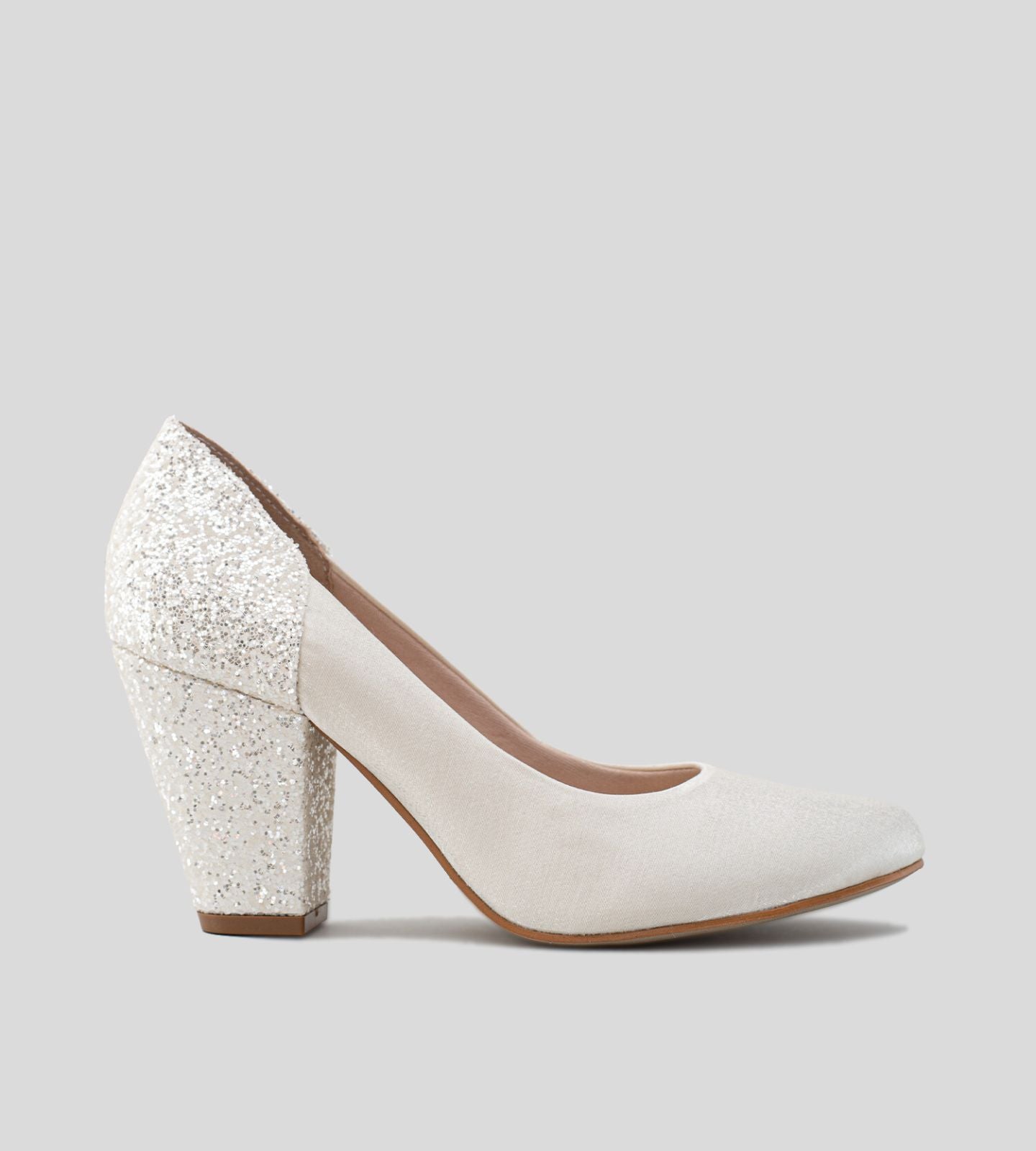 Sapato Boneca Noiva Velvet Off White