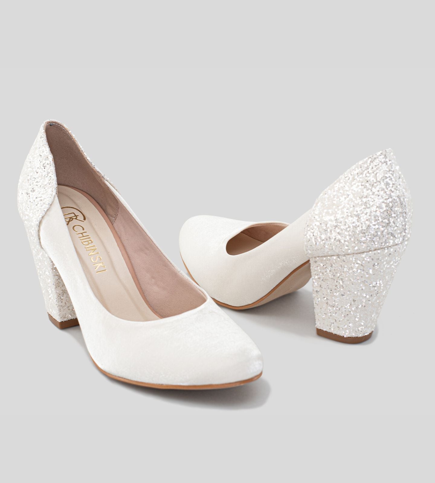 Sapato Boneca Noiva Velvet Off White
