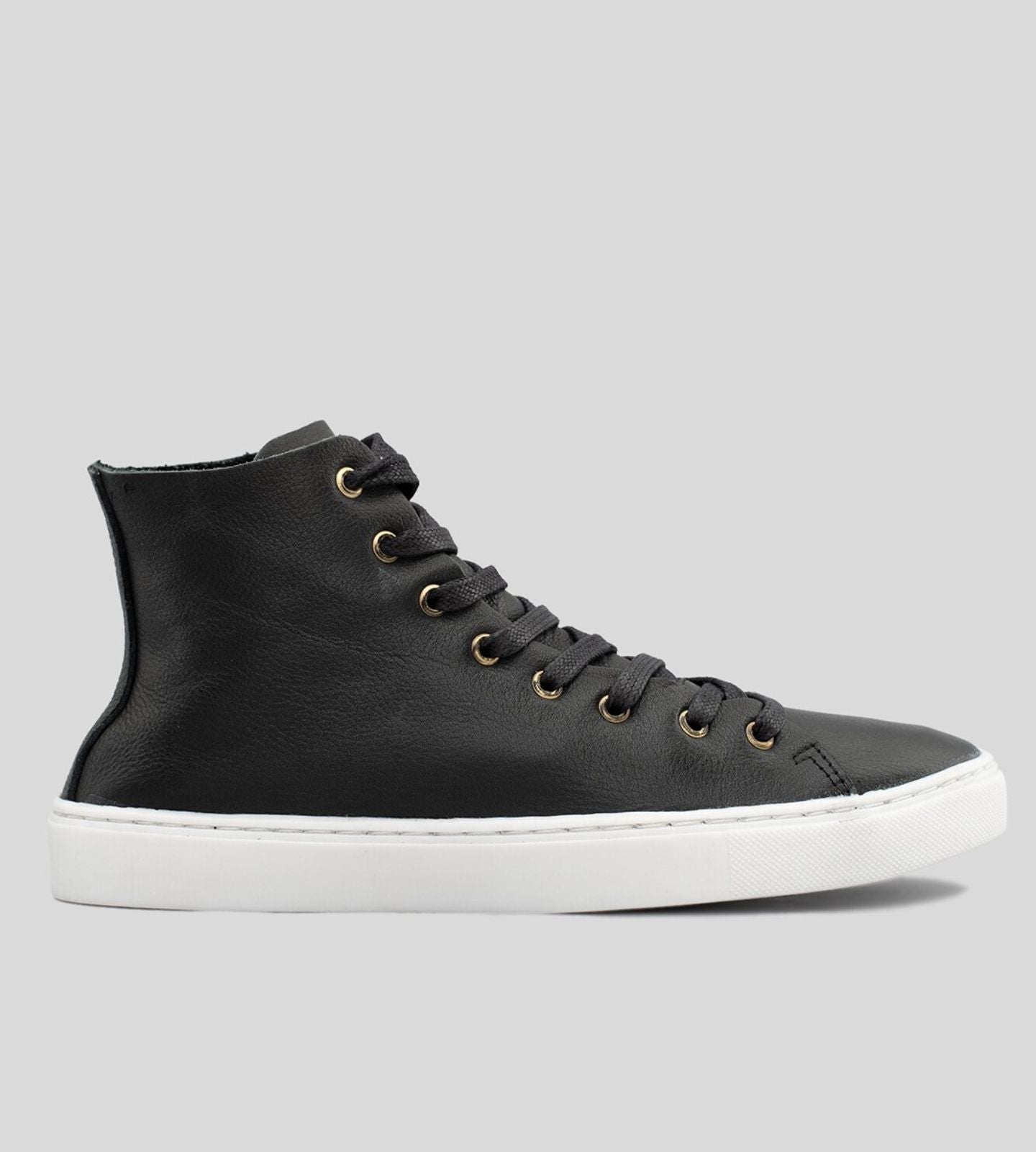 Tênis Flatform Couro Preto CBK