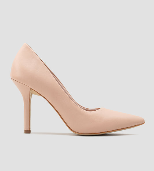 Scarpin Couro Nude