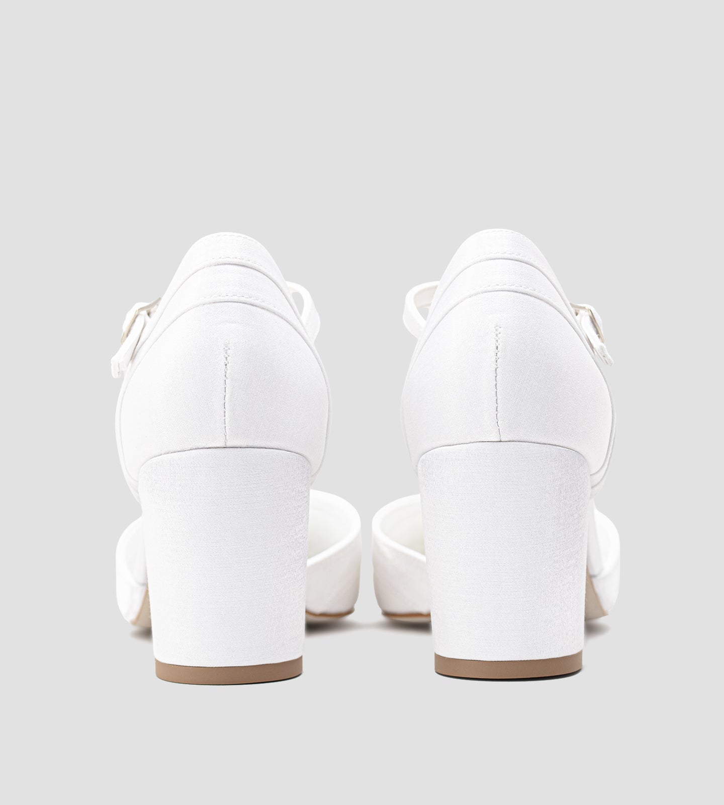 Scarpin Noiva Tecido Velvet Branco