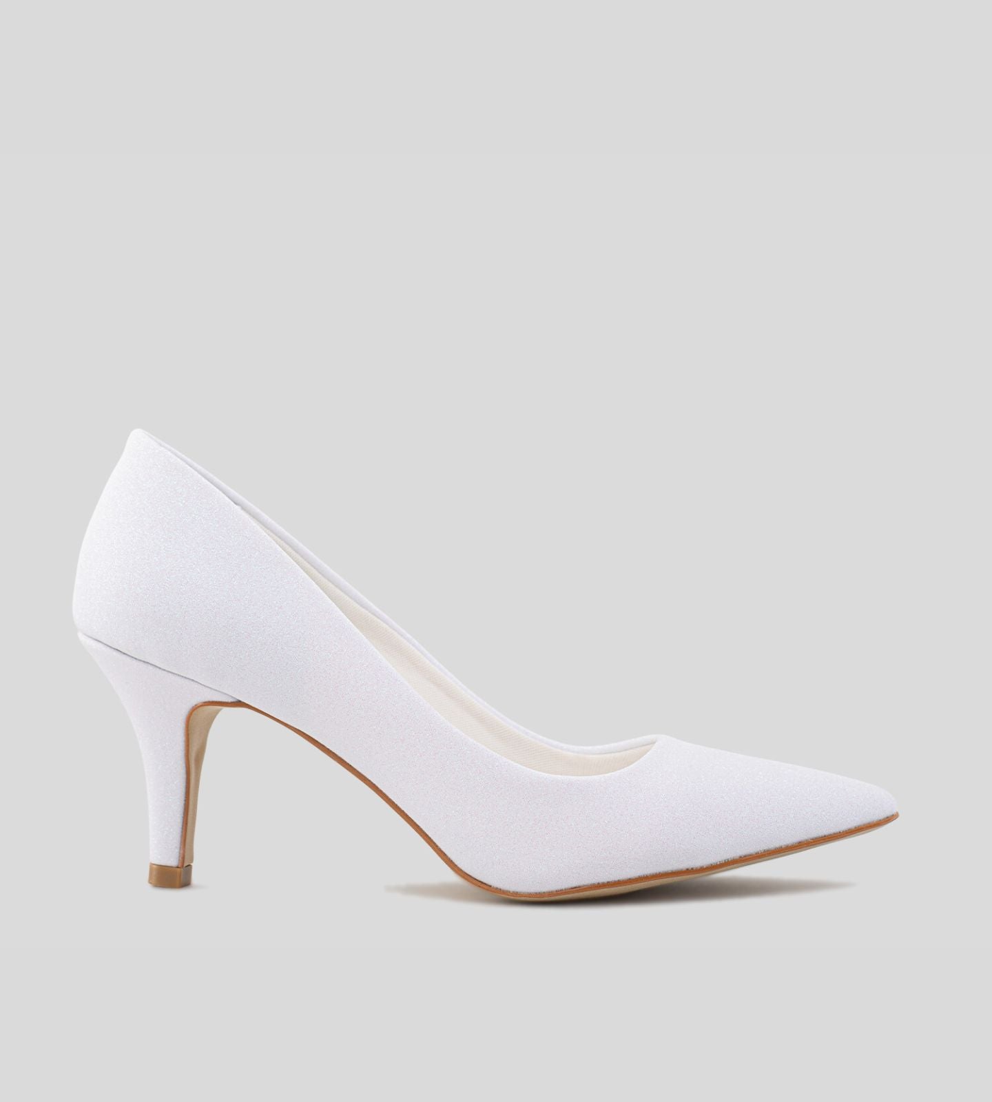 Scarpin Glitter Branco