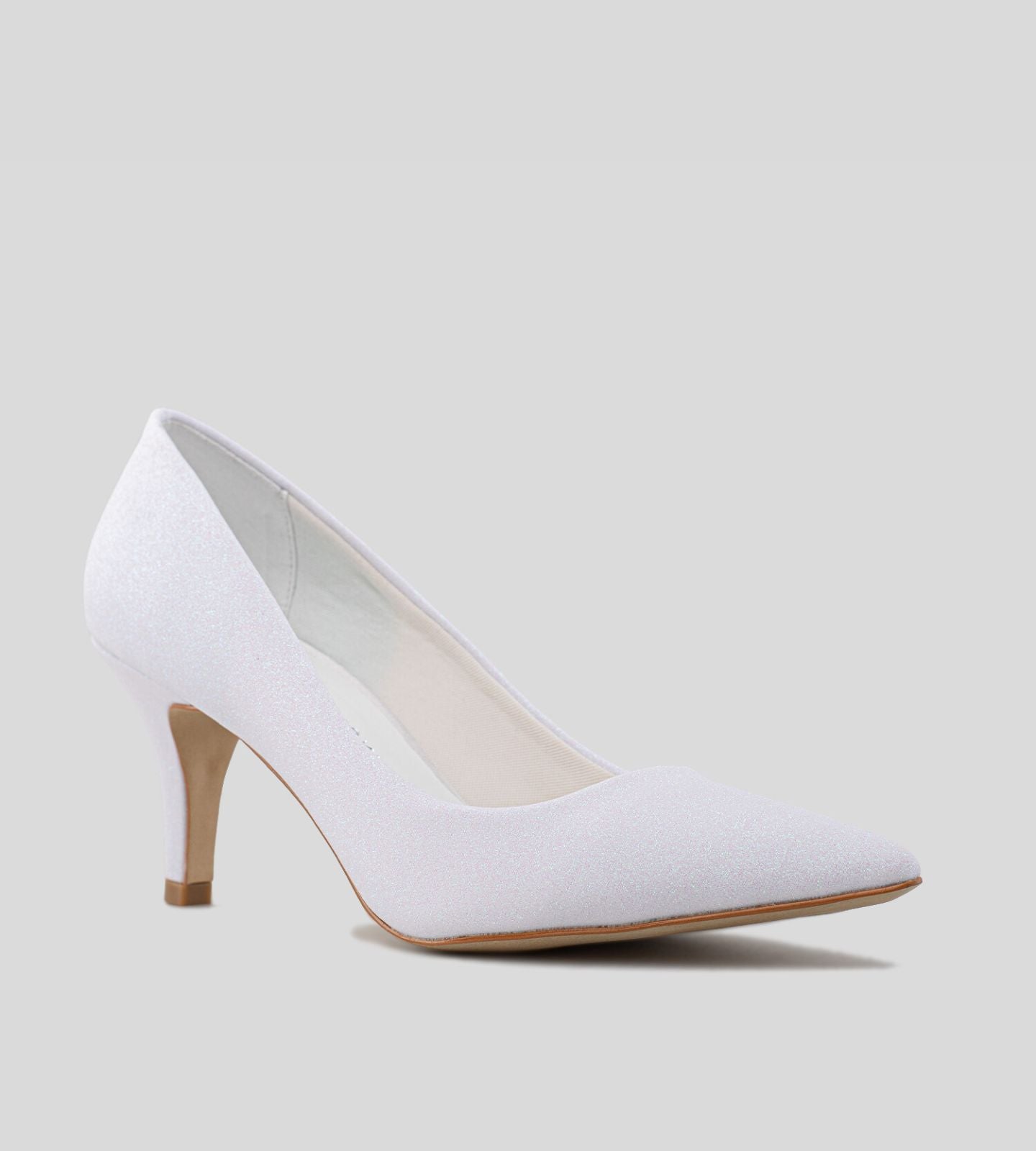 Scarpin Glitter Branco