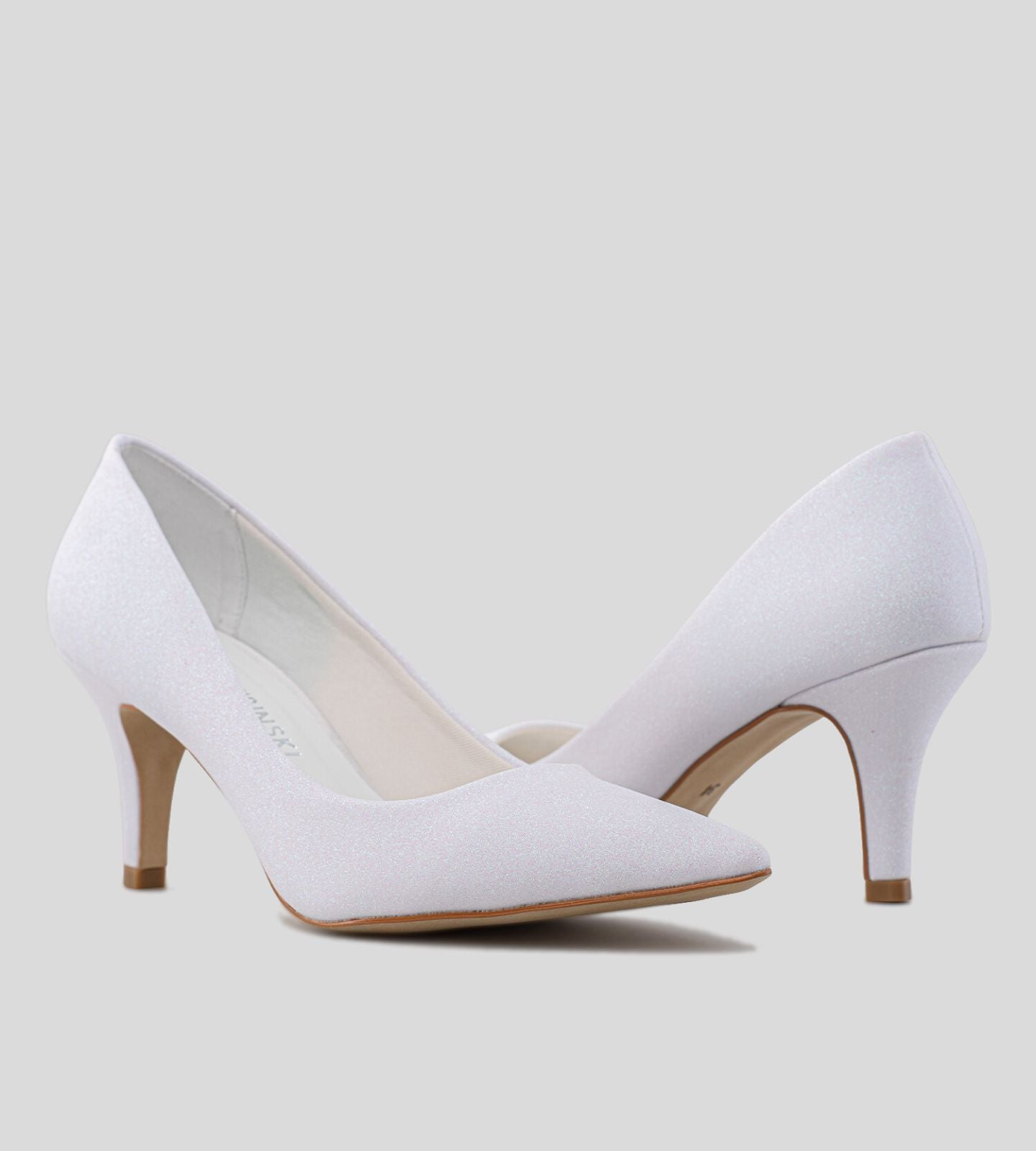 Scarpin Glitter Branco