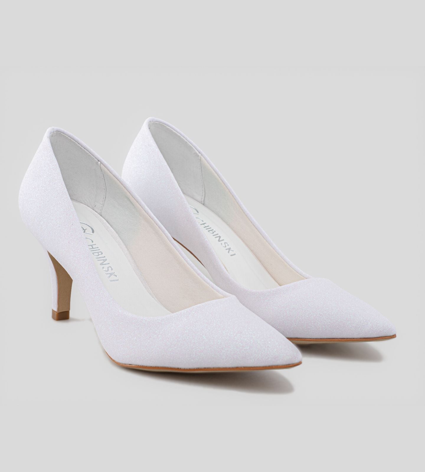 Scarpin Glitter Branco