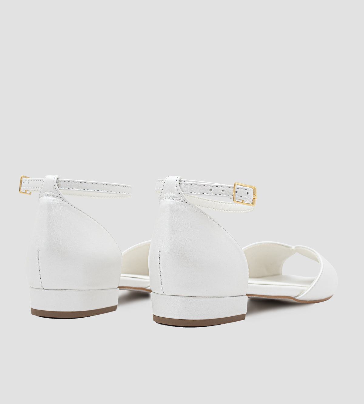 Sandália Noiva Couro Perolado Off White (nova tonalidade)