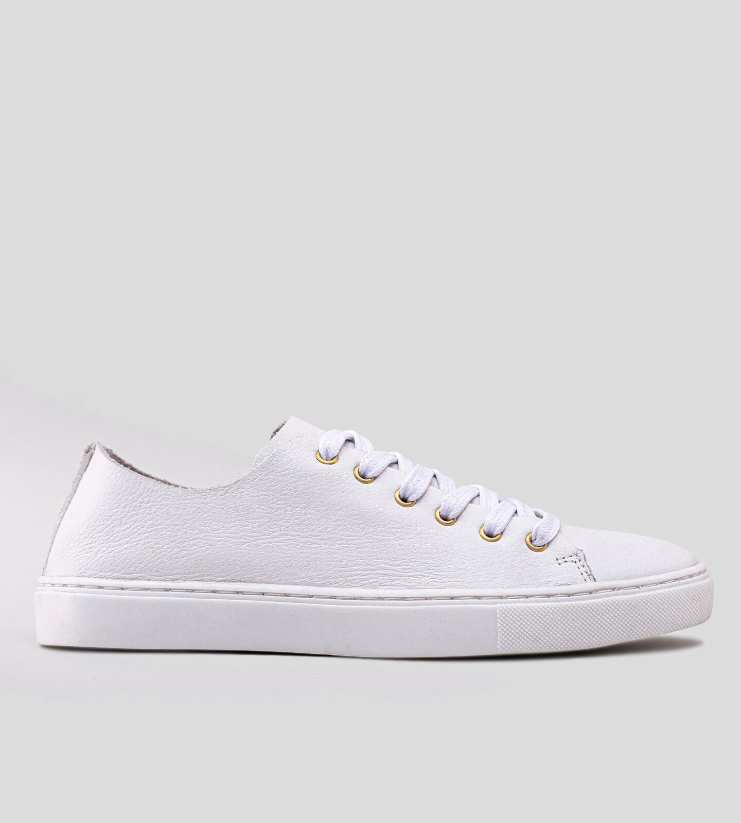 Tênis Flatform Couro Branco