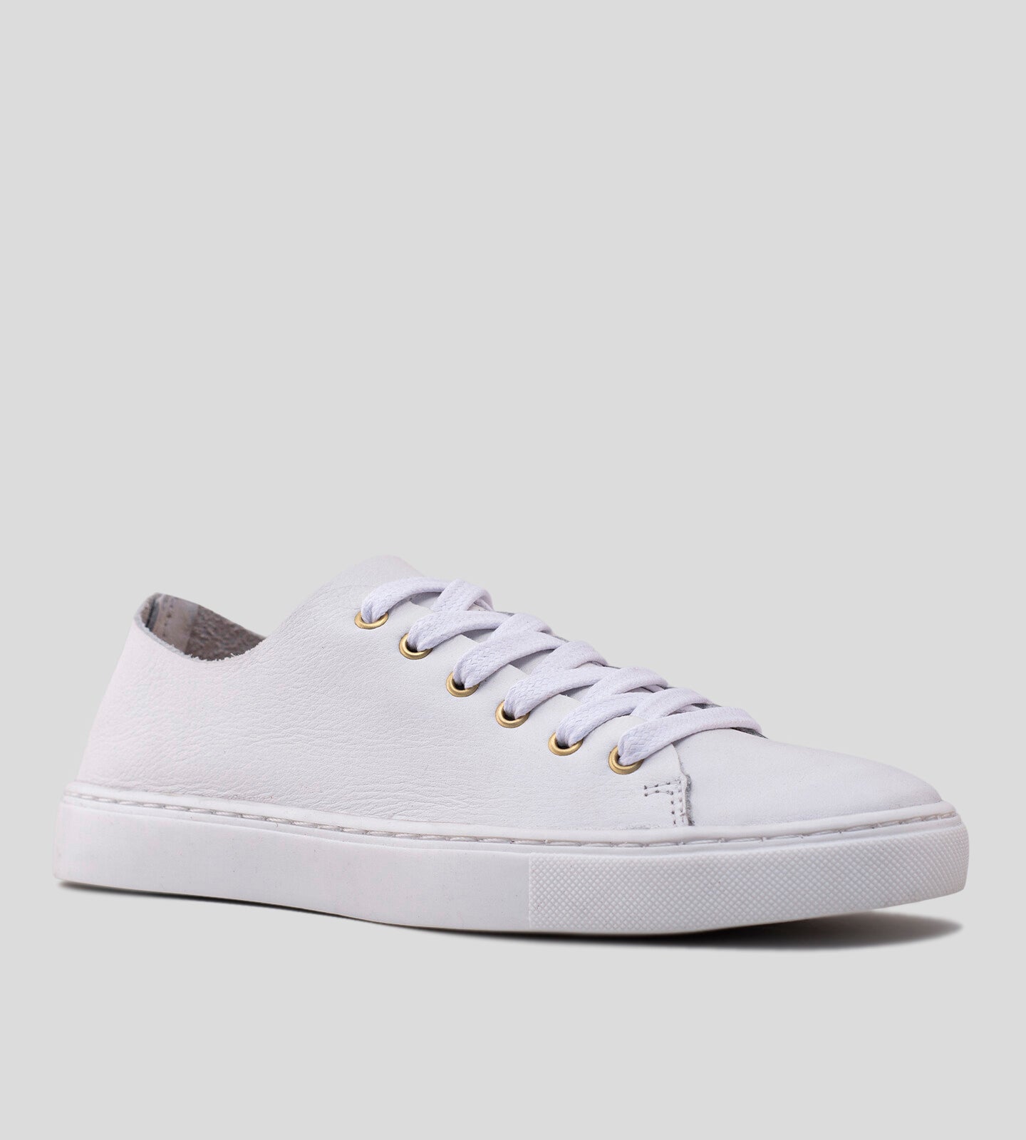 Tênis Flatform Couro Branco