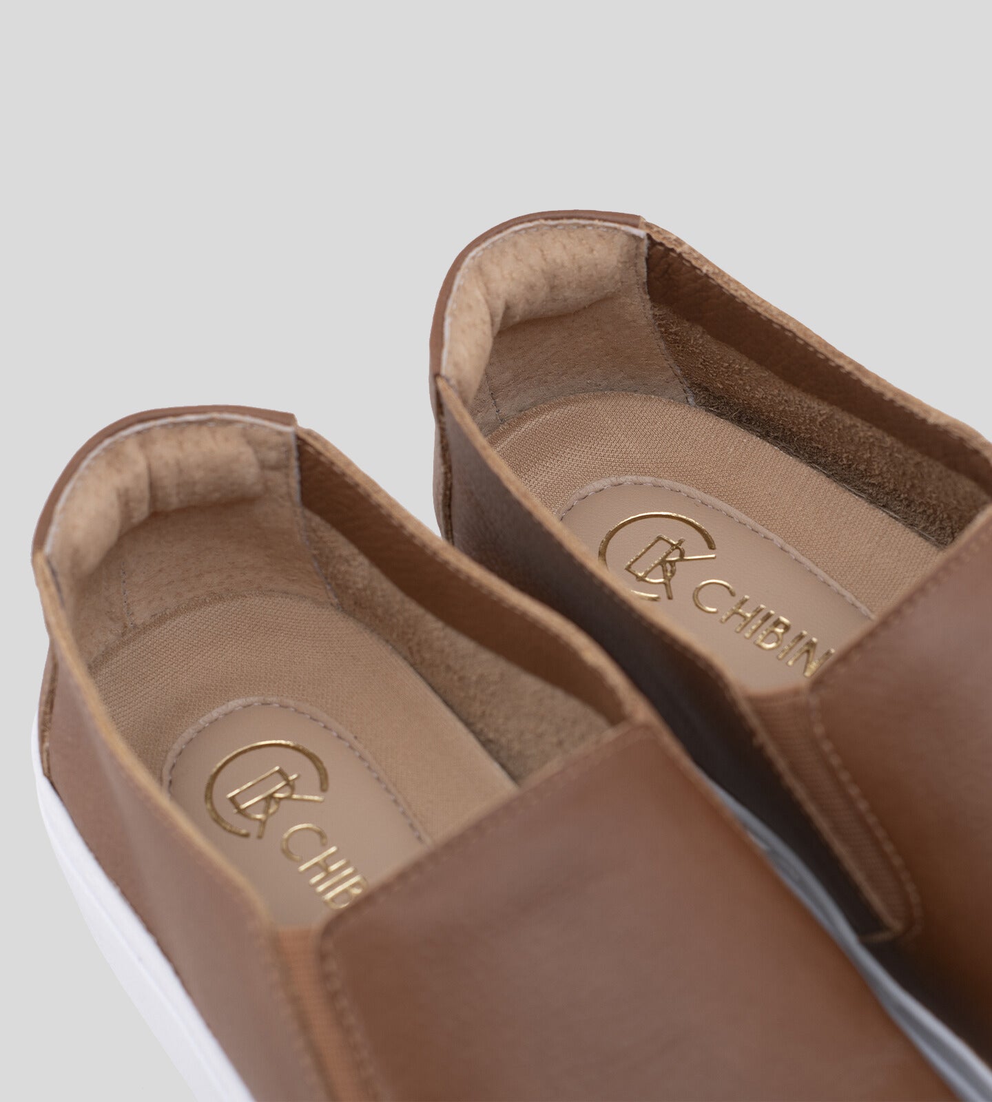 Tênis Slip-on Couro Marrom